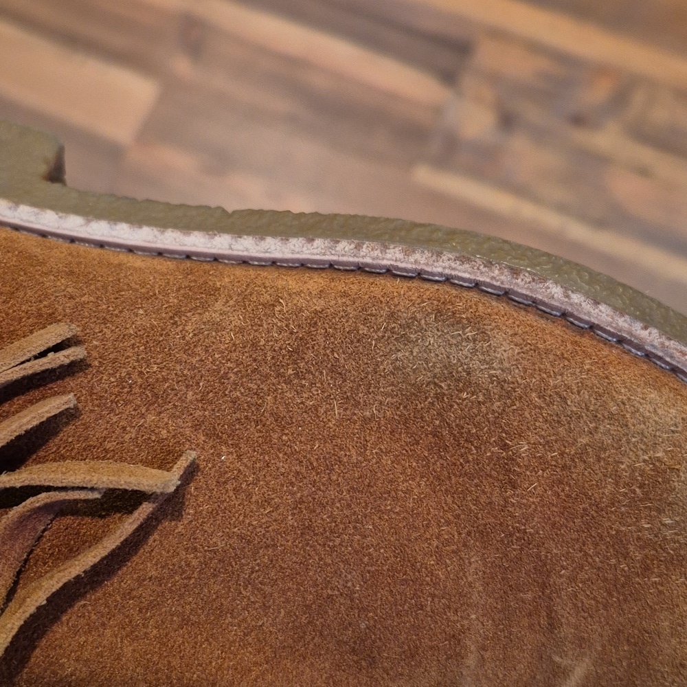 KATE SPADE 'Betsie' Suede Flat Boho Fringe Ankle Boots, Size 8.5M - Picture 14 of 16